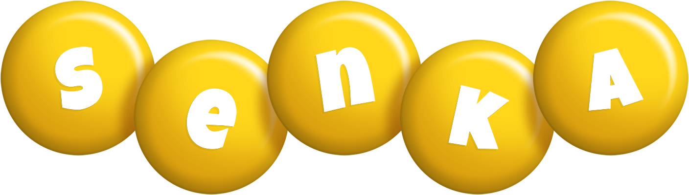 Senka candy-yellow logo