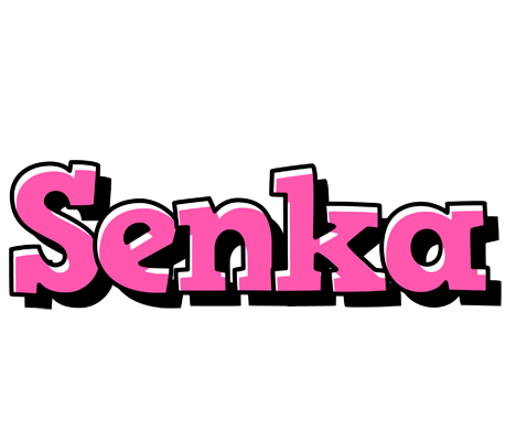 Senka girlish logo
