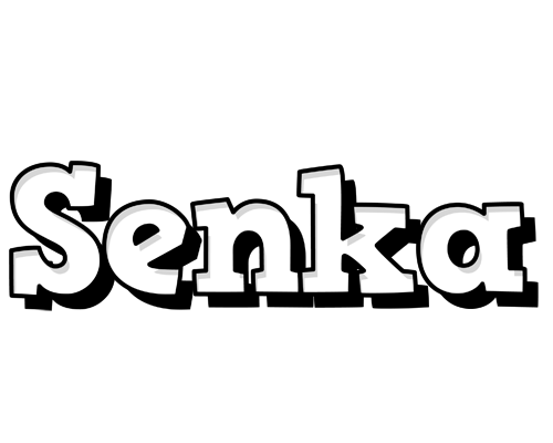 Senka snowing logo