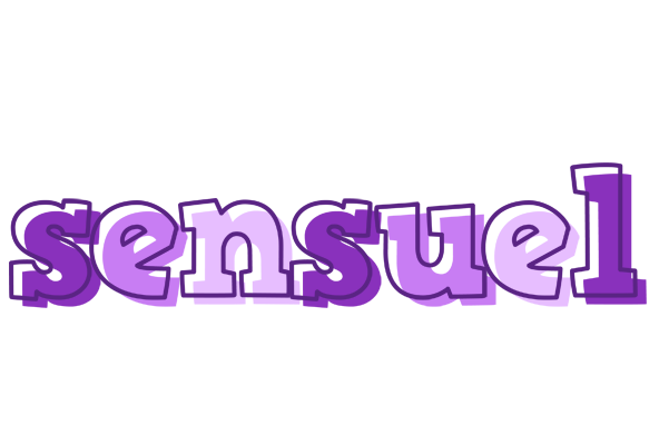 SENSUEL logo effect. Colorful text effects in various flavors. Customize your own text here: https://www.textgiraffe.com/logos/sensual/