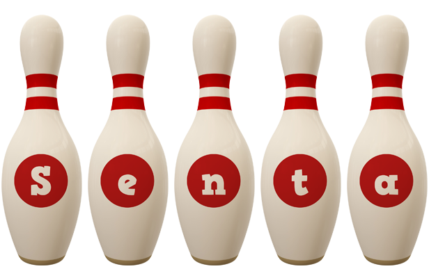 Senta bowling-pin logo