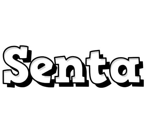 Senta snowing logo