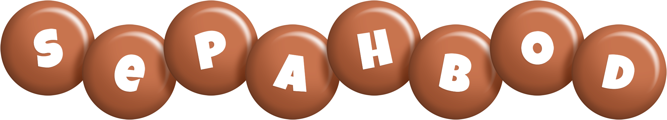 Sepahbod candy-brown logo