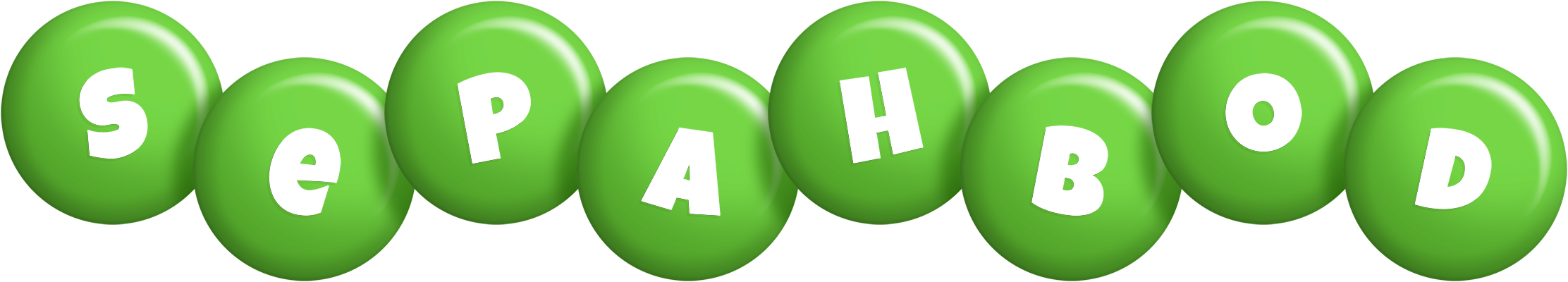 Sepahbod candy-green logo