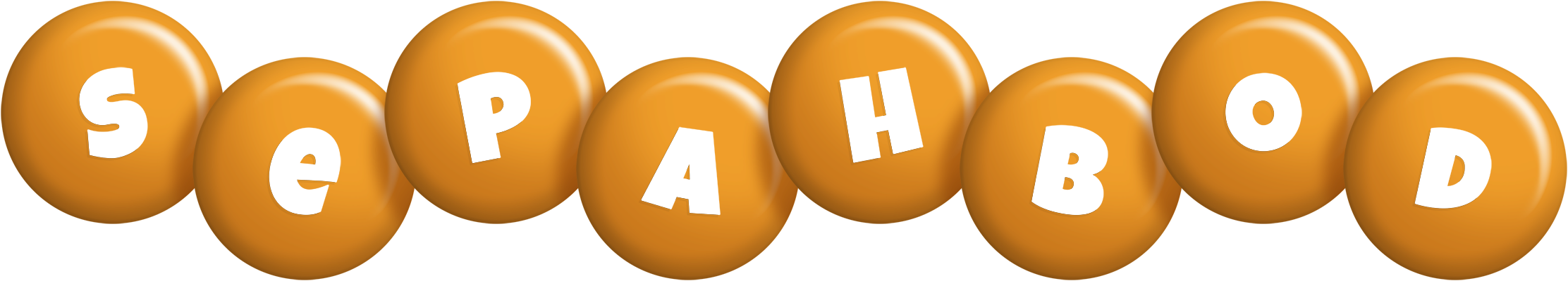 Sepahbod candy-orange logo