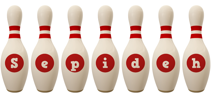 Sepideh bowling-pin logo
