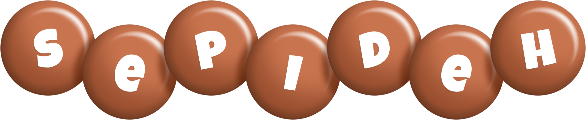 Sepideh candy-brown logo