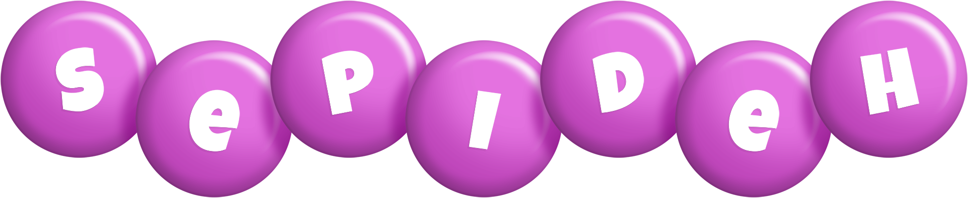 Sepideh candy-purple logo
