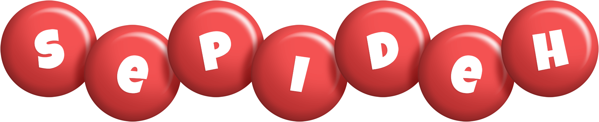 Sepideh candy-red logo