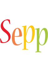 Sepp birthday logo