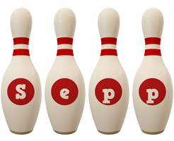 Sepp bowling-pin logo