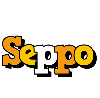 Seppo cartoon logo