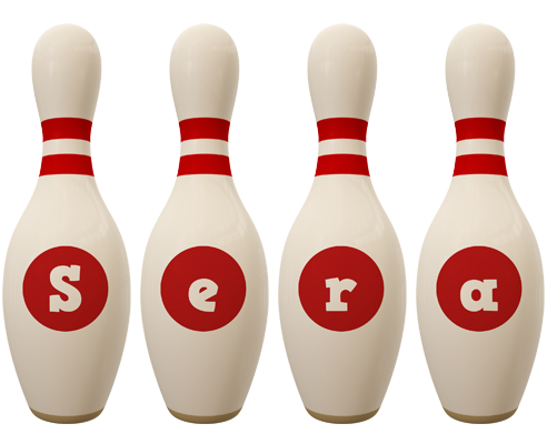 Sera bowling-pin logo