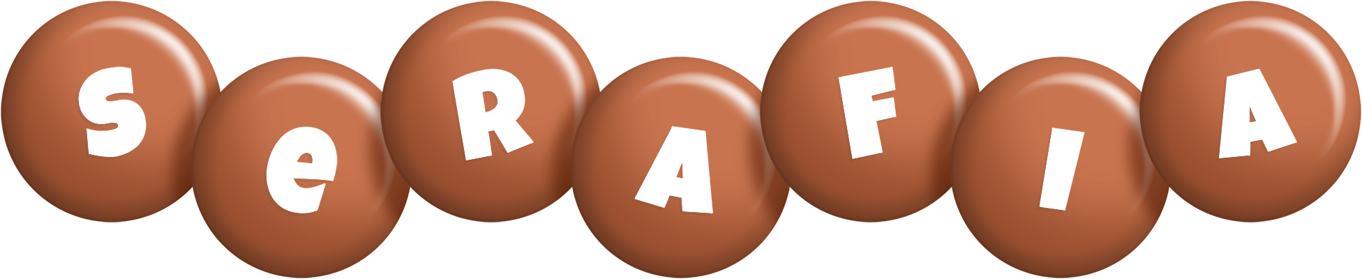 Serafia candy-brown logo