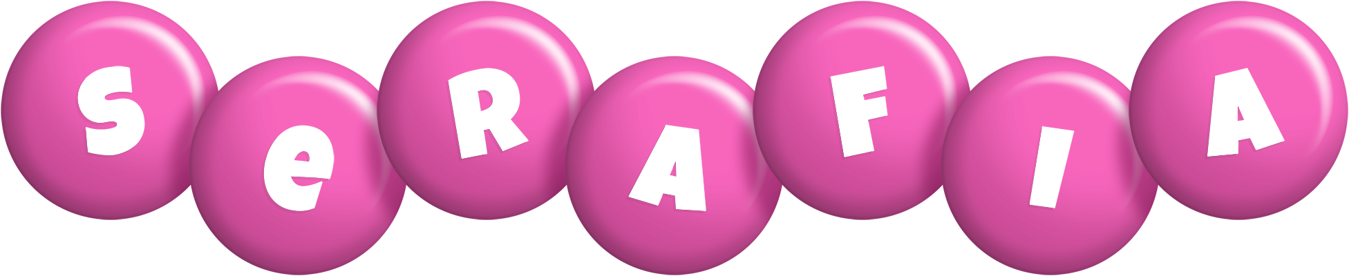 Serafia candy-pink logo