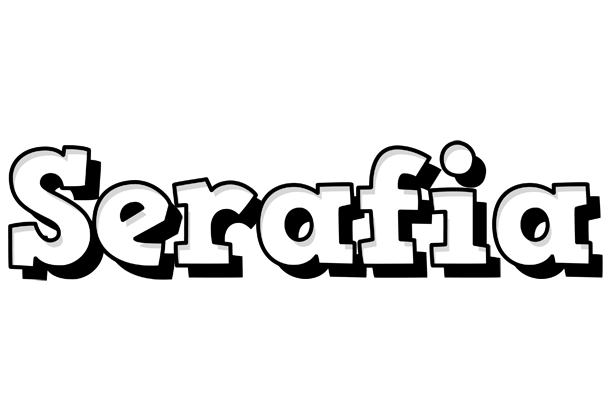 Serafia snowing logo