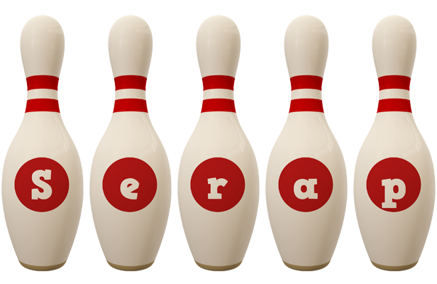 Serap bowling-pin logo