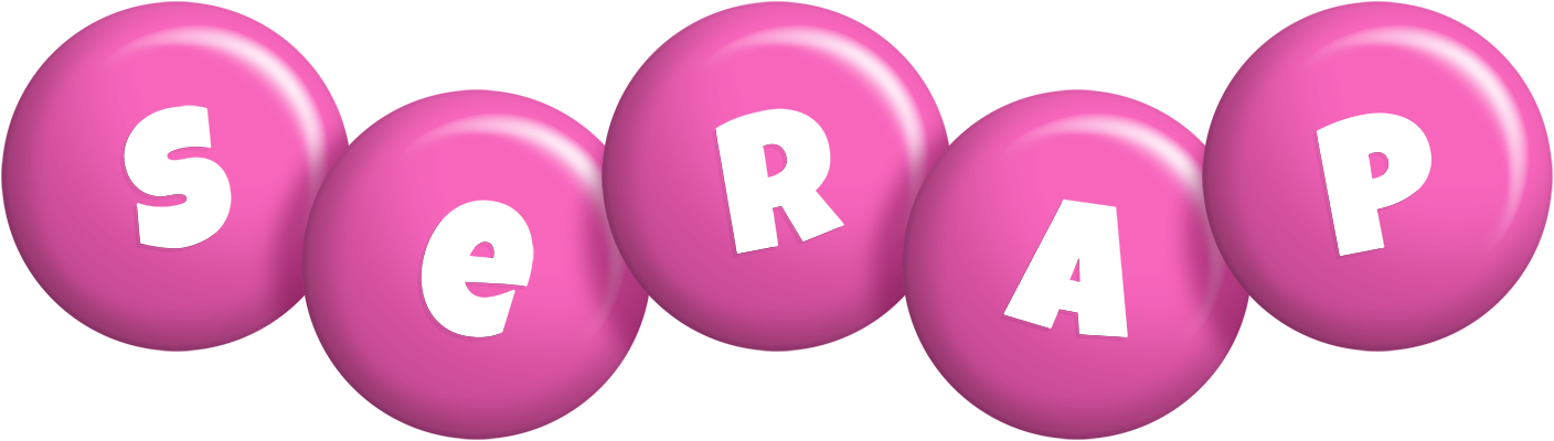 Serap candy-pink logo