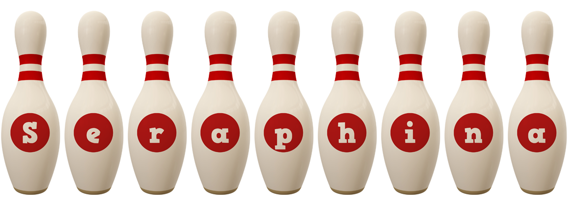 Seraphina bowling-pin logo
