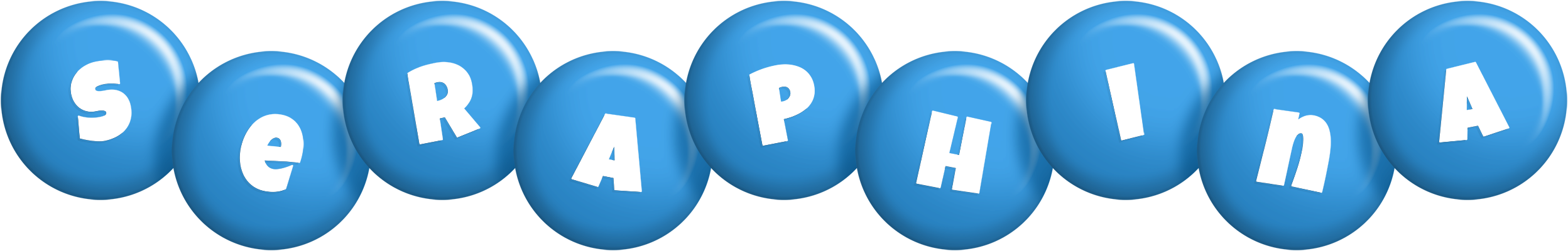Seraphina candy-blue logo