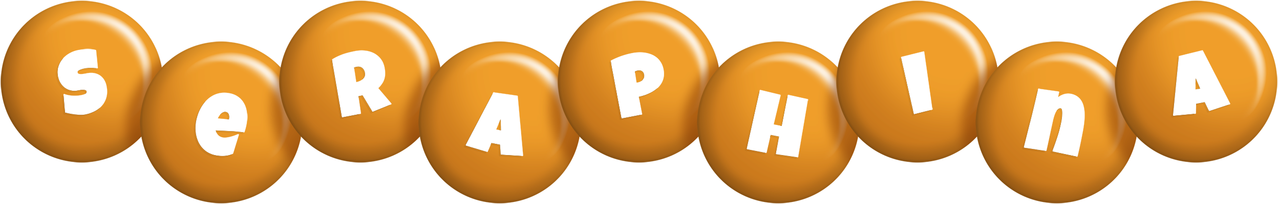 Seraphina candy-orange logo