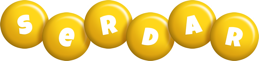 Serdar candy-yellow logo