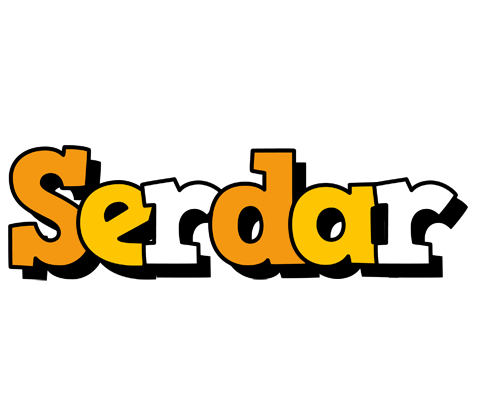 Serdar cartoon logo