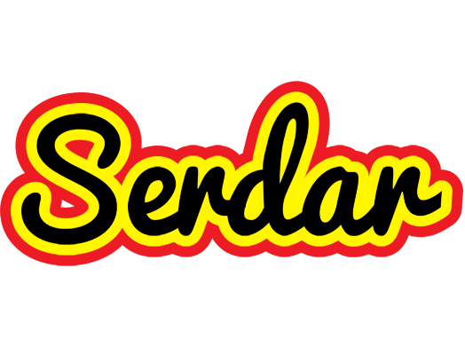 Serdar flaming logo