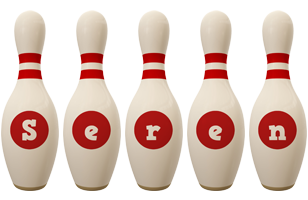 Seren bowling-pin logo