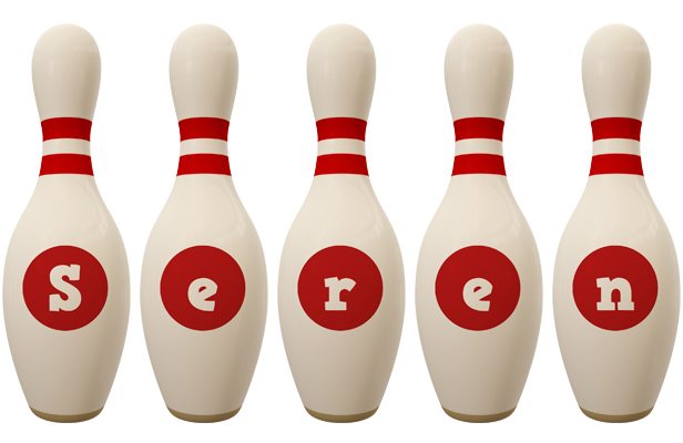 Seren bowling-pin logo