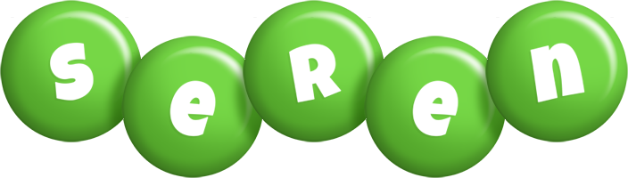 Seren candy-green logo