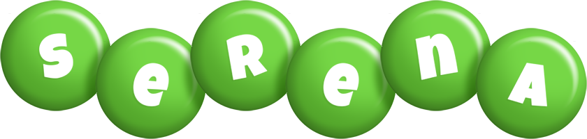 Serena candy-green logo