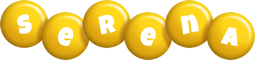 Serena candy-yellow logo