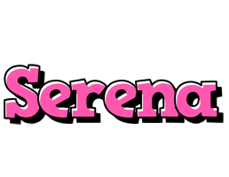 Serena girlish logo