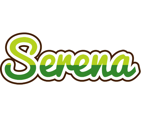 Serena golfing logo
