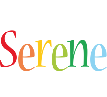 Serene birthday logo