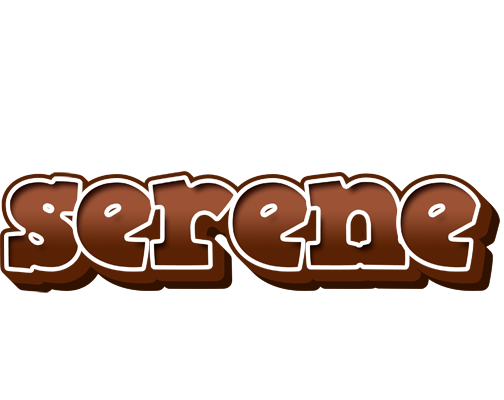Serene brownie logo