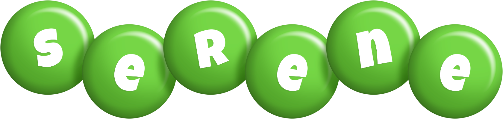 Serene candy-green logo