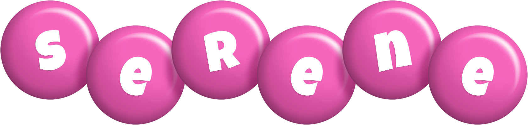 Serene candy-pink logo