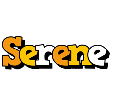 Serene cartoon logo