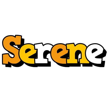 Serene cartoon logo