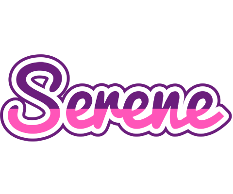 Serene cheerful logo