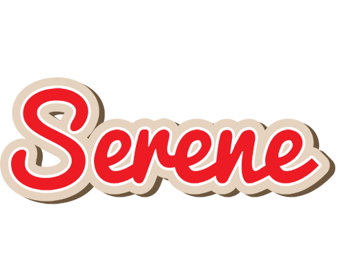 Serene chocolate logo