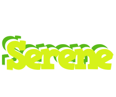 Serene citrus logo