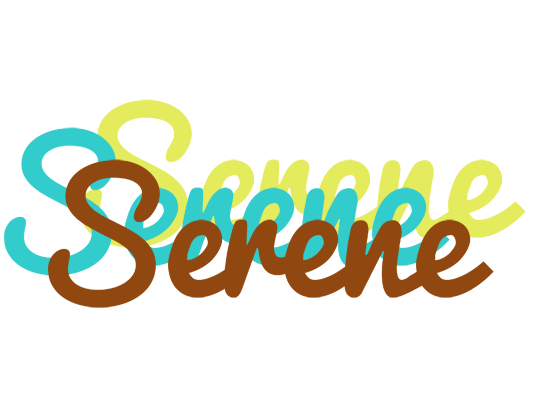 Serene cupcake logo