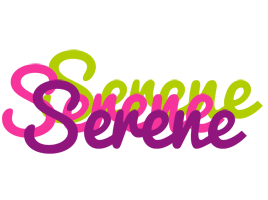 Serene flowers logo