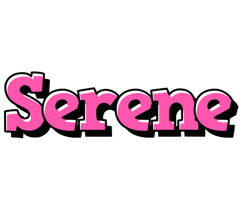 Serene girlish logo