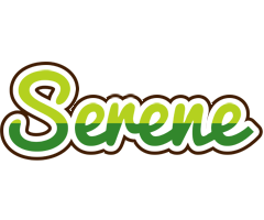 Serene golfing logo