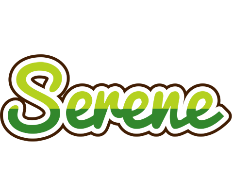 Serene golfing logo
