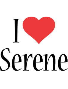 Serene i-love logo